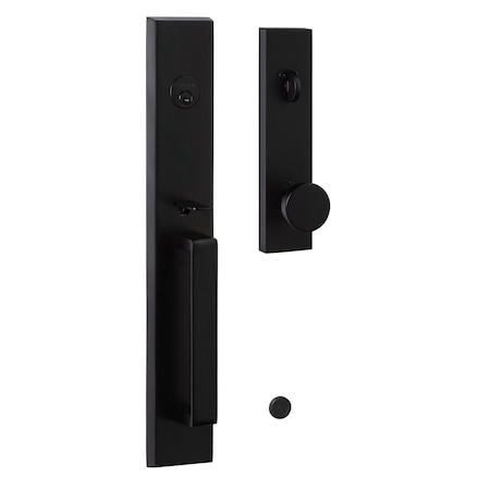 Sure-Loc Hardware Sure-Loc Hardware Vail Handleset, Basel Handleset Trim, Satin Nickel VL507-BS 15